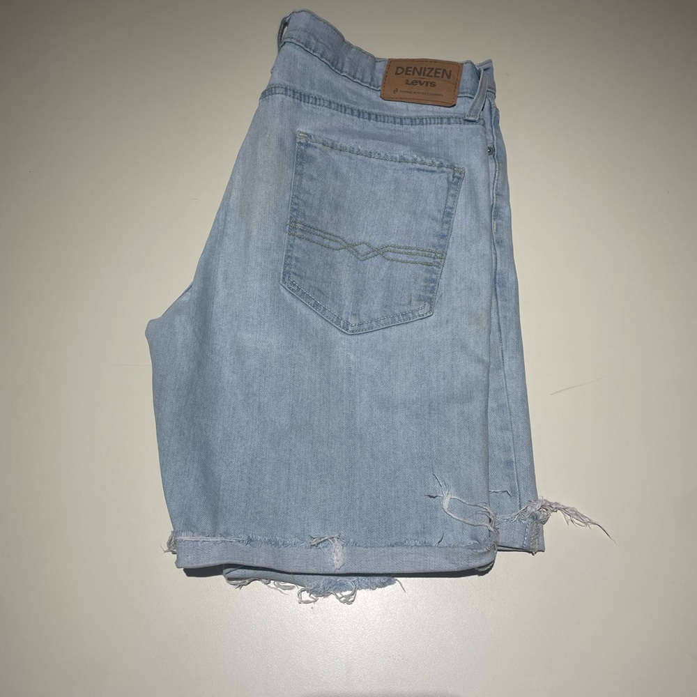 Men’s Distressed Jean Shorts